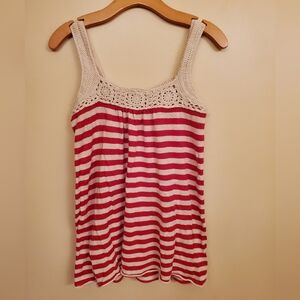 FOREVER 21 macrame tank SIZE S